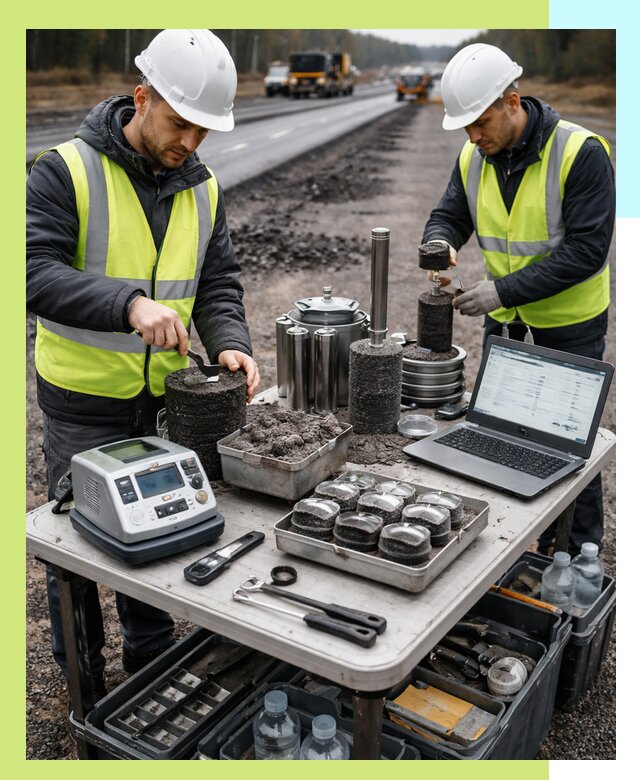 Сертификация асфальта: испытания и подтверждение в Лыткарине