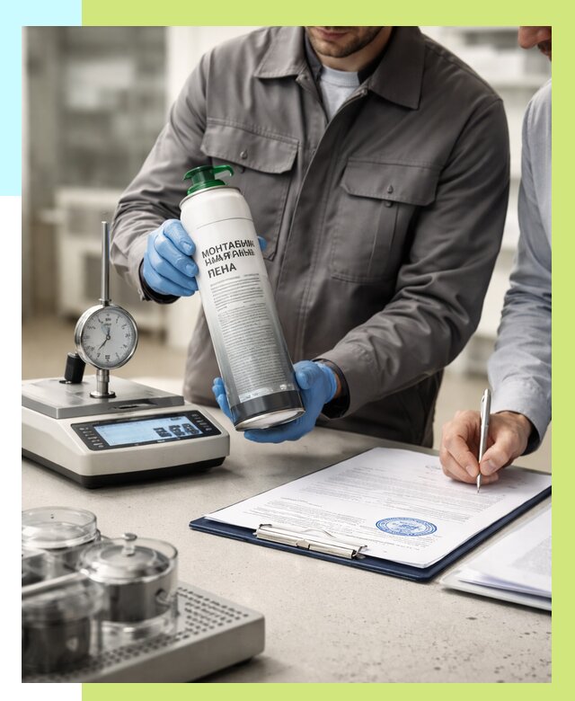 Сертификация монтажной пены в Лыткарине от 15365 р. | Алешин-Лтк