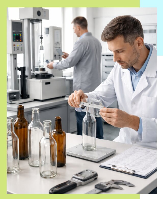 Сертификация стеклянных бутылок и сопутствующей упаковки в Лыткарине