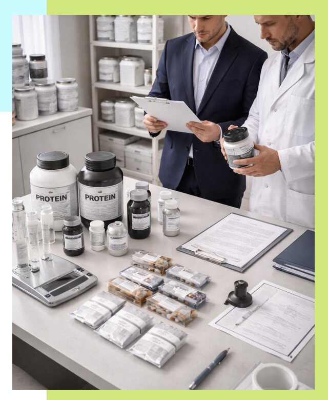 Сертификация спортивного питания в Лыткарине от 15365 р., Алешин-Лтк