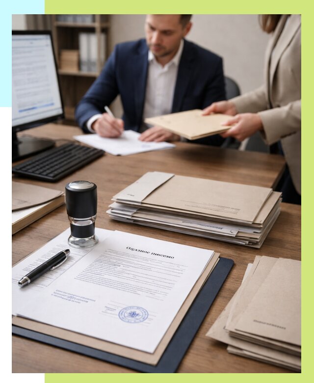 Отказное письмо для таможни в Лыткарине от 3073 р, Алешин-Лтк