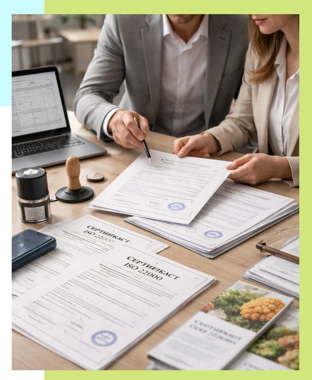 Сертификат ISO 22000 в Лыткарине от 40972 р. под ключ | Алешин-Лтк