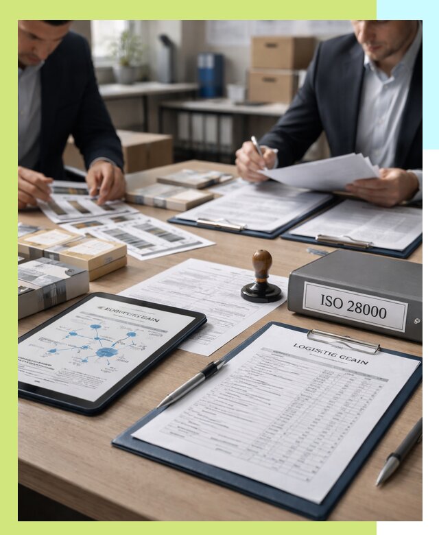 Получение сертификата ISO 28000 по безопасности цепи поставок в Лыткарине